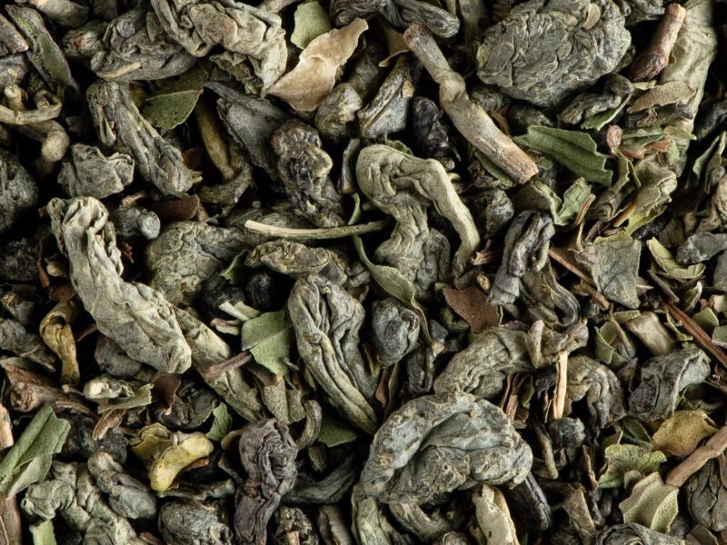 Thé vert à la menthe